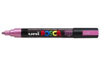 Paintmarker uni posca pc5m m metallic roze