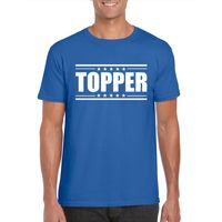 Topper t-shirt blauw heren
