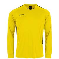 Stanno 411004 First Long Sleeve Shirt - Yellow-Black - M - thumbnail