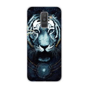 Darkness Tiger: Samsung Galaxy A6 Plus (2018) Transparant Hoesje