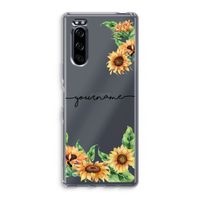 Zonnebloemen: Sony Xperia 5 Transparant Hoesje