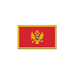 Vlag Montenegro - 90 x 150 cm - feestartikelen - Montenegro landen thema - supporter/fan