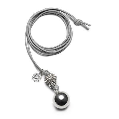 Proud MaMa Zwangerschapsketting Babybel Ketting Bling grey