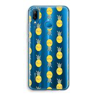 Ananas: Huawei P20 Lite Transparant Hoesje - thumbnail