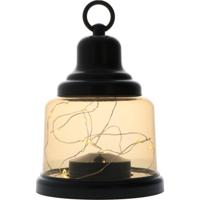 Vintage LED Tafellamp op batterijen - Draadloos model met ophangring - 22 cm