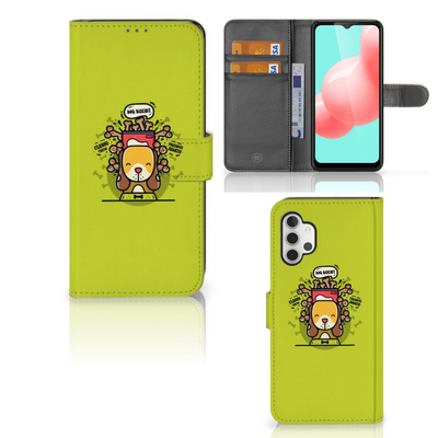 Samsung Galaxy A32 5G Leuk Hoesje Doggy Biscuit Samsung Galaxy A32 5G Leuk Hoesje Doggy Biscuit