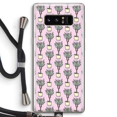 Boompje: Samsung Galaxy Note 8 Transparant Hoesje met koord