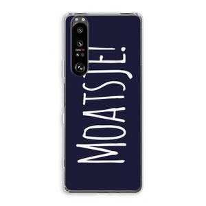 Moatsje!: Sony Xperia 1 III Transparant Hoesje