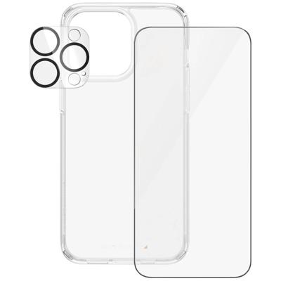 PanzerGlass 3-in-1 Ultra Wide Fit Bundle Glass + Case + Lens Set (hoesje + beschermglas) Apple iPhone 15 Pro Max
