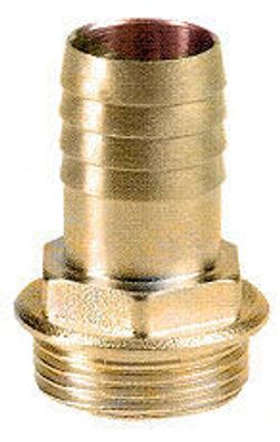 Europond Messing Vaareind 1 1/2" x 50mm Buitendraad-Tule - Robuuste Vijververbinding