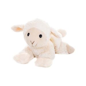 Magnetron warmte knuffel - schaap/lam - wit - 18 cm - geurknuffel