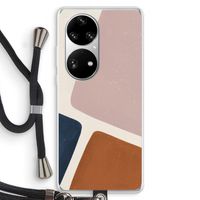 Geo #2: Huawei P50 Pro Transparant Hoesje met koord