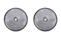 ProPlus reflectoren rond 60 mm wit 2 stuks in blister - thumbnail
