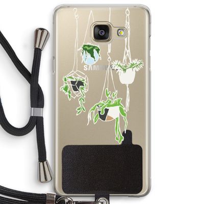 Hang In There: Samsung Galaxy A5 (2016) Transparant Hoesje met koord