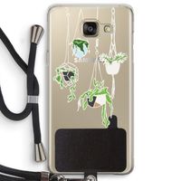 Hang In There: Samsung Galaxy A5 (2016) Transparant Hoesje met koord