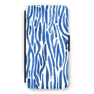 Blauwe nerven: iPhone 12 Pro Max Flip Hoesje