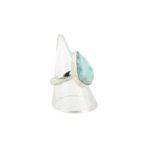 Larimar Ring Zilver (Maat 17,5)