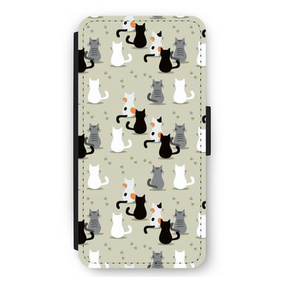 Katten: iPhone 12 Pro Max Flip Hoesje
