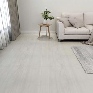 VidaXL Vloerplanken 20 st zelfklevend 1,86 m² pvc crèmekleurig