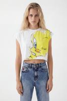 Cropped oversized T-shirt Tweety - WHITE - S