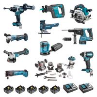 Makita DLX1108TJ1 Accu combopack LXT 18v - 11 delig met 5x 5.0Ah accu&apos;s - DLX1108TJ1