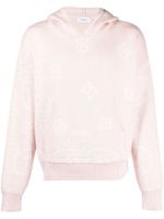 RHUDE hoodie en maille intarsia - Rose