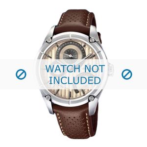 Horlogeband Festina F16767-6 Leder Bruin 21mm