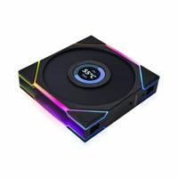 Lian Li 12RTLLCD1B koelsysteem voor computers Computer behuizing Ventilator 12 cm Zwart 1 stuk(s) - thumbnail