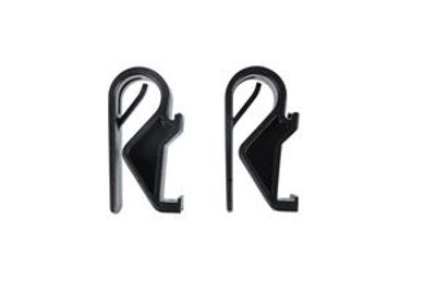 Basil hook-on sports - zwarte haken voor smallere bagagedragers (10-12mm)