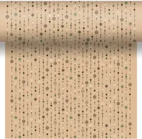 Duni dunicel 3-in-1 tafelloper natural yuletide 40x480cm bruin Duni dunicel 3-in-1 tafelloper natural yuletide 40x480cm bruin