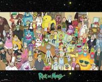 Poster Rick and Morty Cast 50x40cm