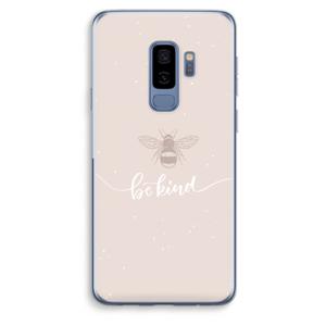 Be(e) kind: Samsung Galaxy S9 Plus Transparant Hoesje