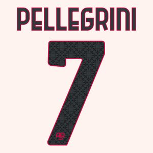 Pellegrini 7(Officiële AS Roma Away Bedrukking 2023-2024)
