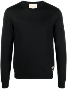 Gucci Horsebit intarsia wool jumper - Noir