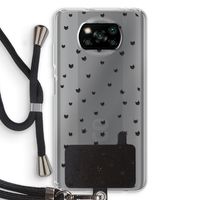 Kleine kattenkopjes: Xiaomi Poco X3 NFC Transparant Hoesje met koord