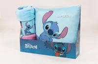 Stitch set strandlaken + kussen 100 x 140 cm + 35 x 35 cm - polyester