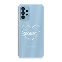 Forever heart pastel: Samsung Galaxy A52 Transparant Hoesje