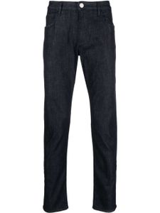 Giorgio Armani jean slim à taille mi-haute - Bleu