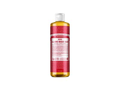 Dr. Bronner&apos;s Vloeibare zeep - pure castile - roos - 475 ml