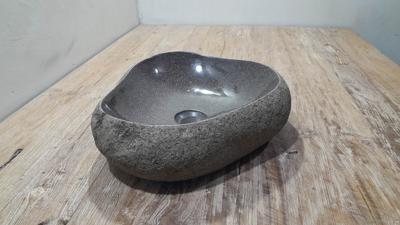 Rivierstenen waskom RVM250321, 41x36x15 cm