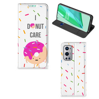 OnePlus 9 Pro Flip Style Cover Donut Roze