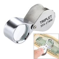 Mini draagbare 30 X bijouterie Magnifier(Silver)