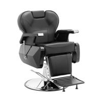 Kappersstoel met voetensteun - 57 - 69 cm - 150 kg - Zwart