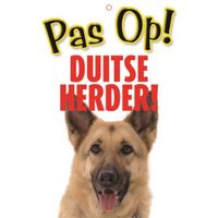 Pas op voor Duitse Herder bordje