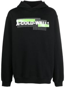 A-COLD-WALL* hoodie à logo imprimé - Noir