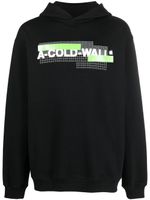 A-COLD-WALL* hoodie à logo imprimé - Noir - thumbnail