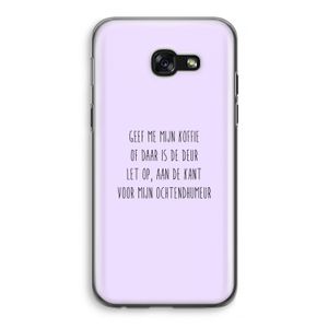 Ochtendhumeur: Samsung Galaxy A5 (2017) Transparant Hoesje