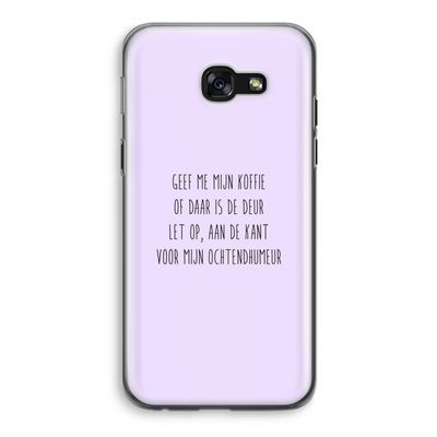 Ochtendhumeur: Samsung Galaxy A5 (2017) Transparant Hoesje