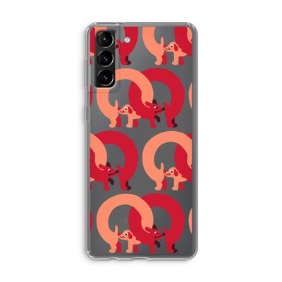 Dogs: Samsung Galaxy S21 Plus Transparant Hoesje
