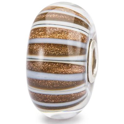 Trollbeads TGLBE-20255 Kraal Zonnestralen zilver-glas